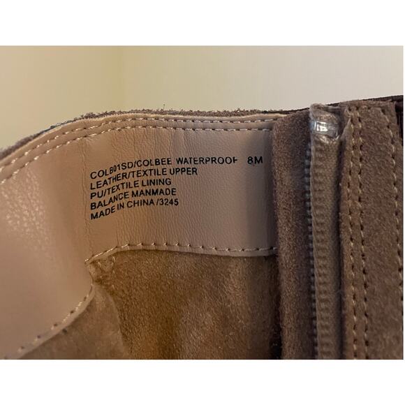 New Blondo Colbee Womens Size 8 Brown Suede Leather Waterproof Boots - Picture 7 of 14